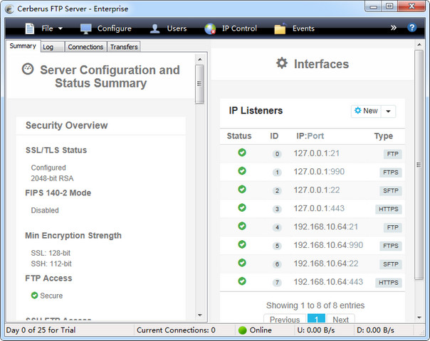 Cerberus FTP Server企业版 11.2.4.0