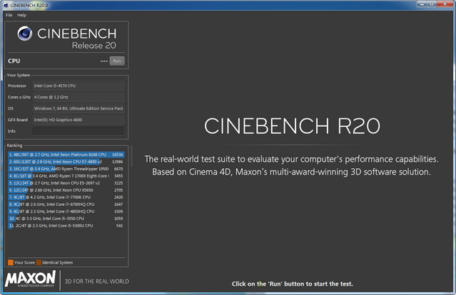 CineBench R20免安装版