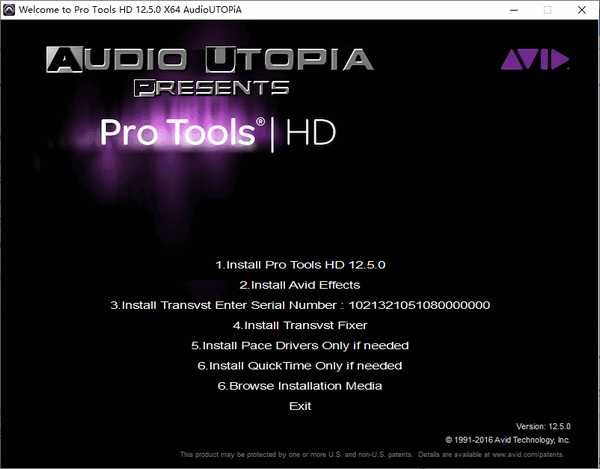 Pro Tools 12绿色便携版 12.8.3