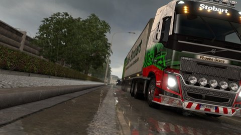 欧洲卡车模拟驾驶手游