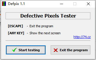 电脑屏幕测试坏点软件 1.1.4.4 官方版
