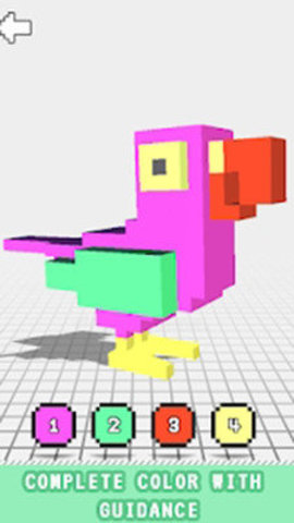 鸟类涂色书3D游戏