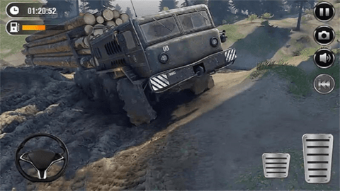 卡车货车登山模拟游戏