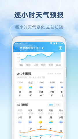 心橙天气App