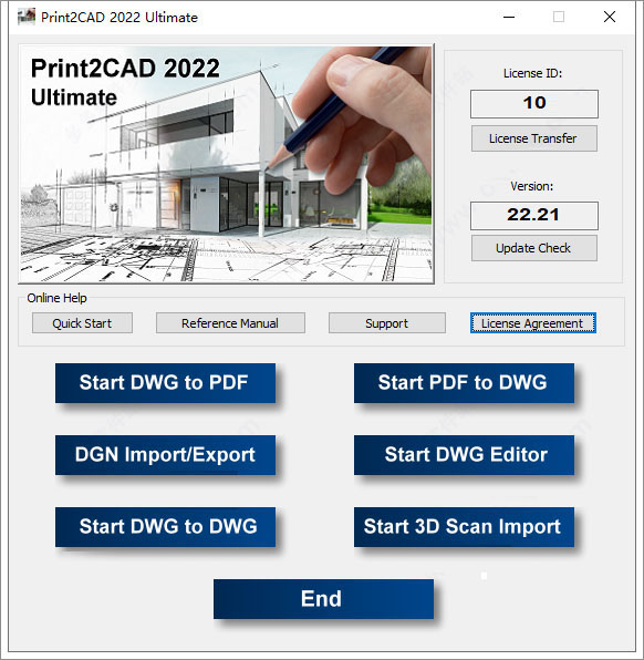 Print2CAD 2022 32位 22.21 最新版