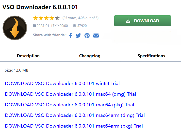 VSO Downloader 6 Ultimate 6.0.0.101 官方版