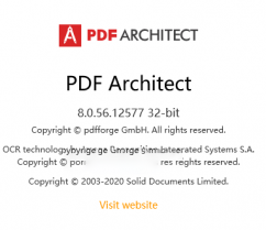 PDF Architect 9中文补丁包 9.0 免费版软件截图