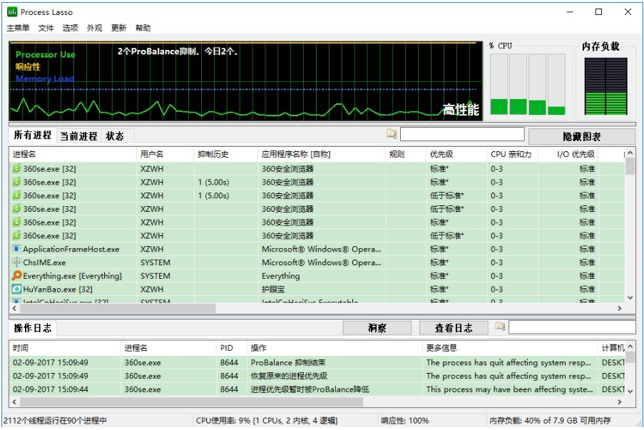 Process Lasso Pro汉化版 12.0.3.16 中文版