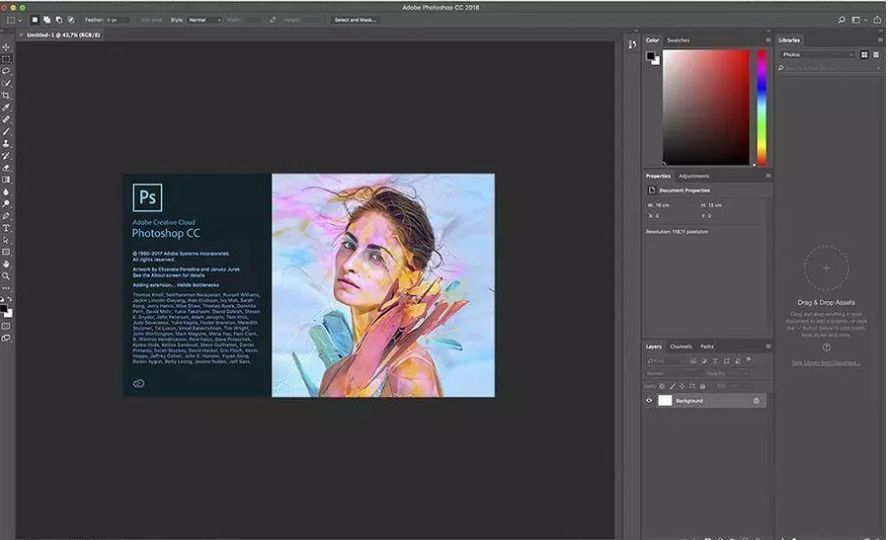 Adobe Photoshop CC 2018 64位 19.1.6 中文破解版