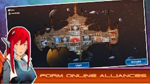像素飞船超空间游戏