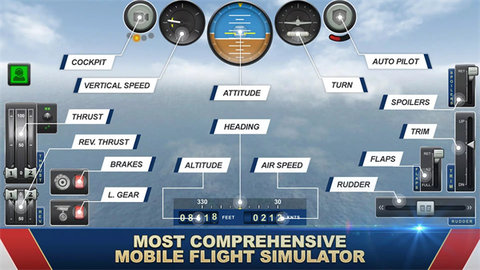 巨型喷气式飞行模拟器手游