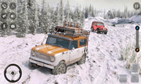 卡车雪地驾驶游戏