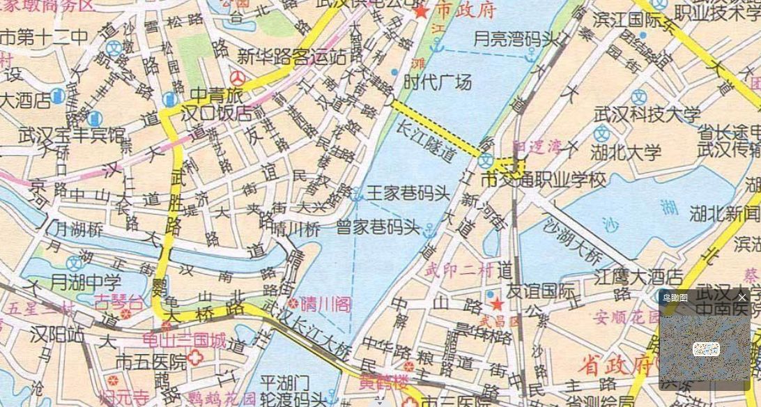 武汉地图高清版2023 2023 最新版