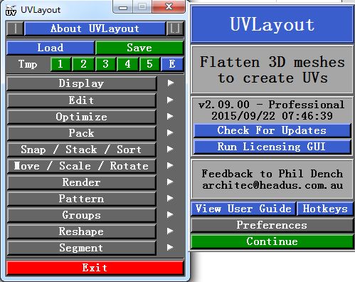 UVLayout v2 Pro破解 2.09.001 专业版