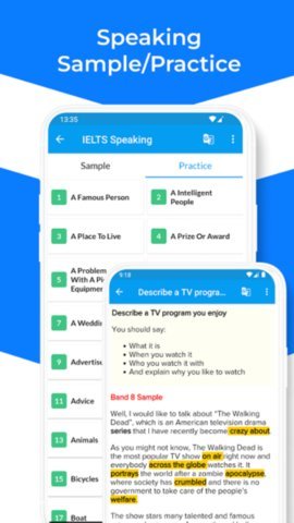 ielts practice band app